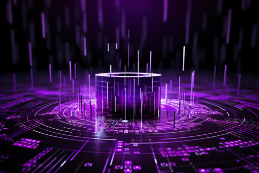 digital data security system cyber security big data analysis illustration